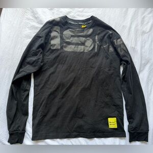 Nike ISPA Black Long Sleeve Tee with Graphic Design